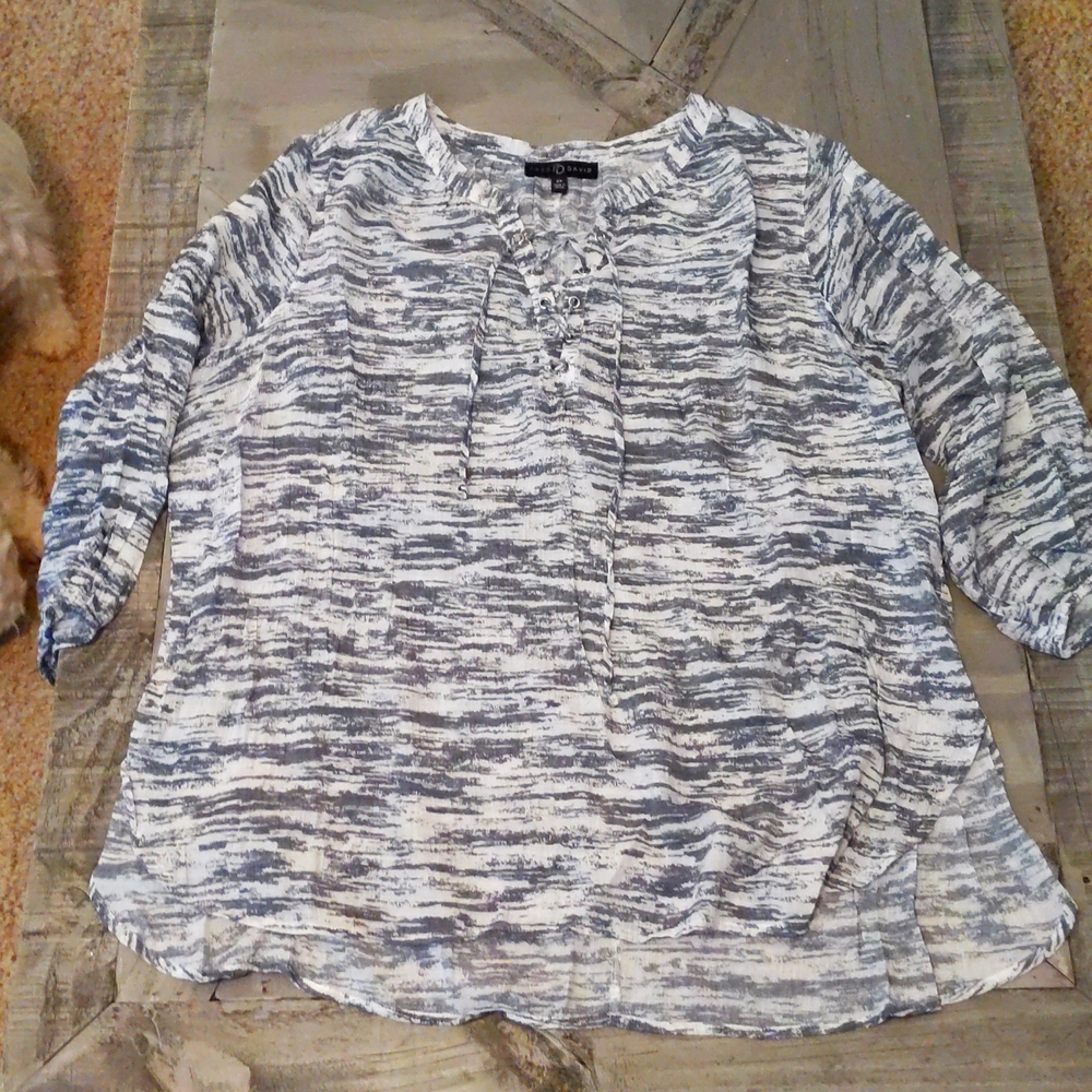 Fred David Blouse Size 2X